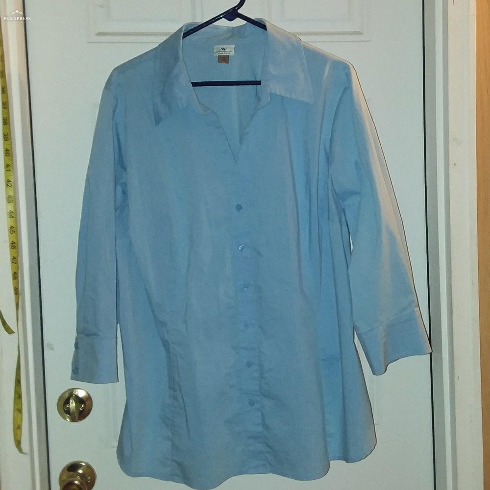 Worthington 3/4 Sleeve Button Down